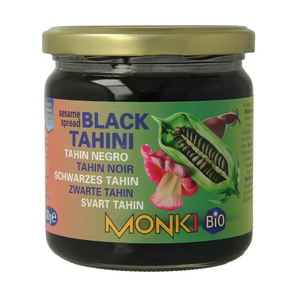 Monki Zwarte tahin biologisch 330 gram