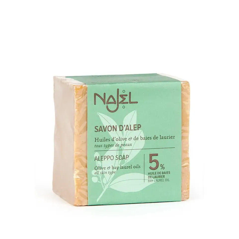 Najel Aleppo olijf zeep 5% laurier 190 gram