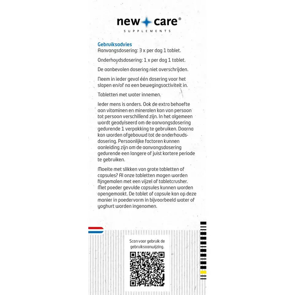 New Care Calcium plus 60 tabletten