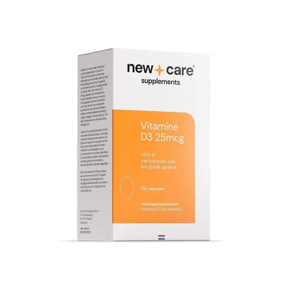 New Care Vitamine D3 25 mcg 100 capsules