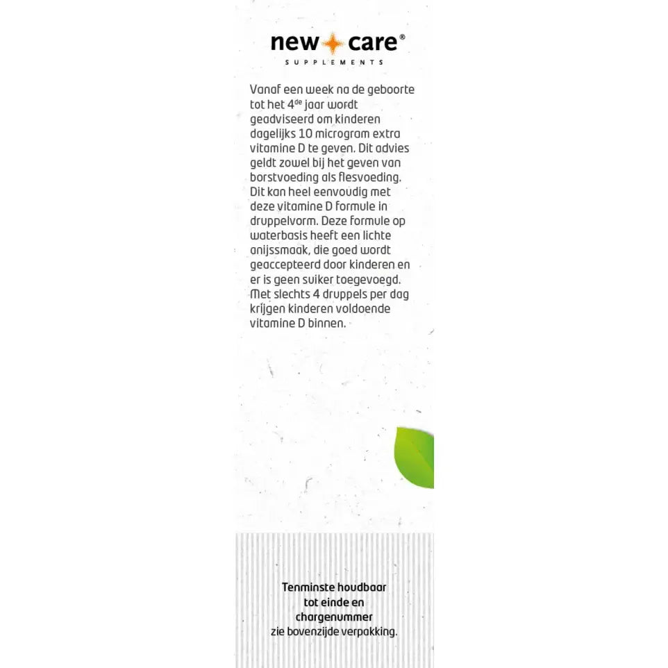 New Care D3 druppels waterbasis 25 ml