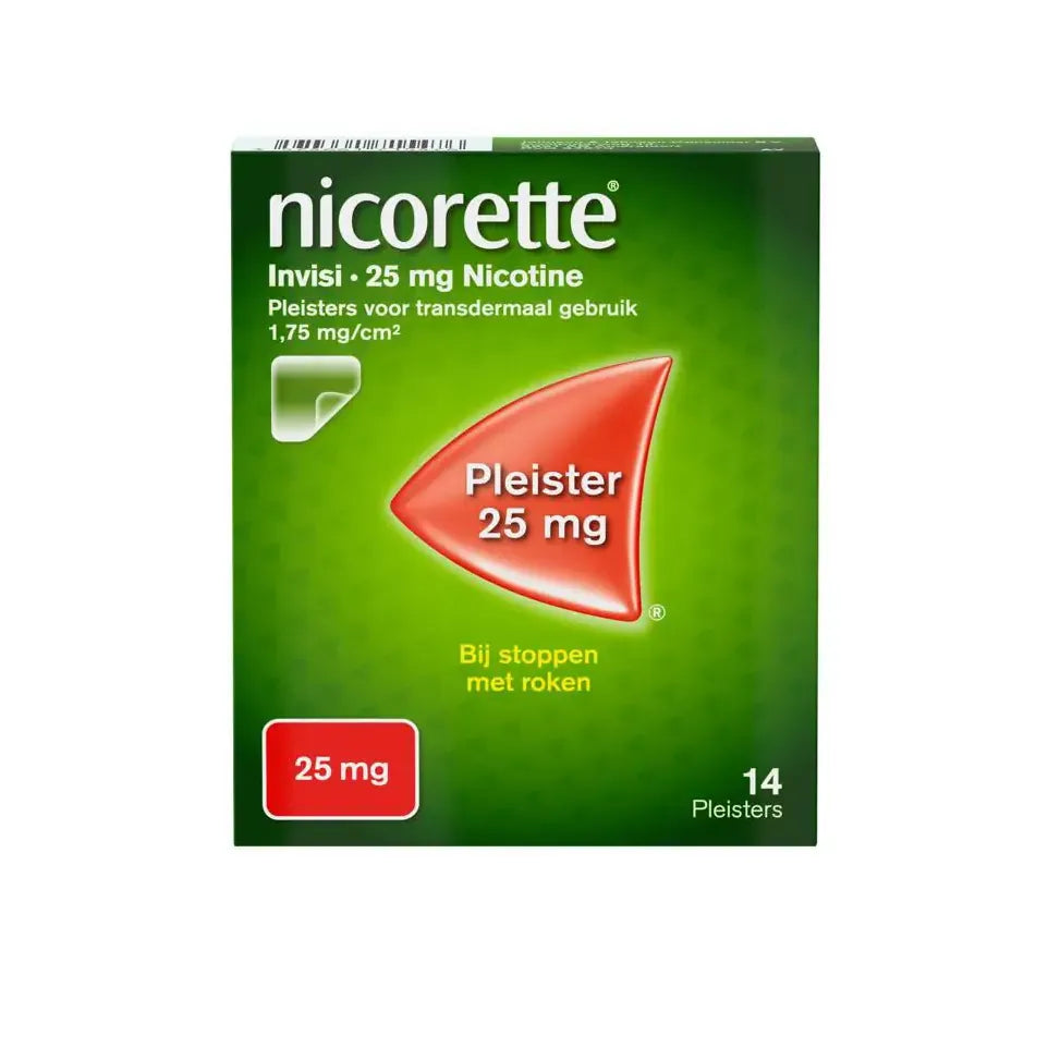 Nicorette pleister 25 mg av 14 stuks