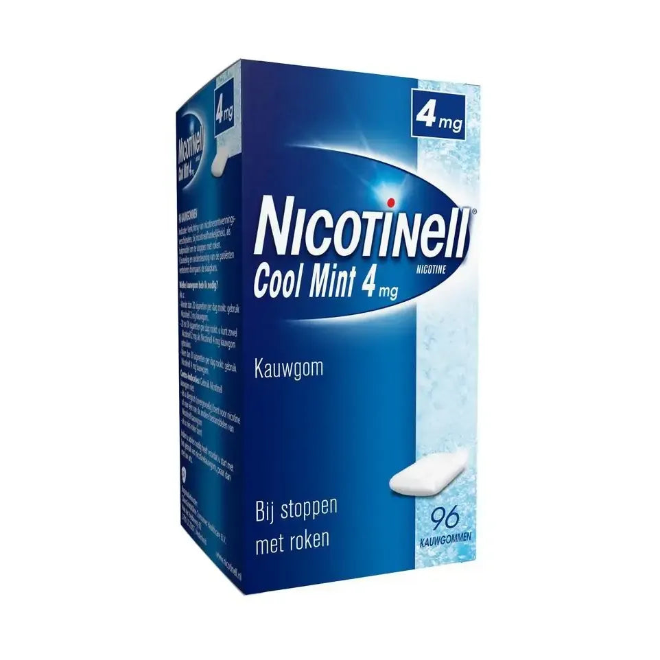 Nicotinell Kauwgom Cool Mint 4 mg 96 stuks