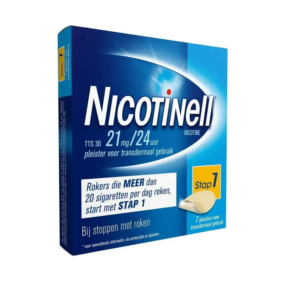 Nicotinell Pleister Stap 1 21 mg 7 stuks