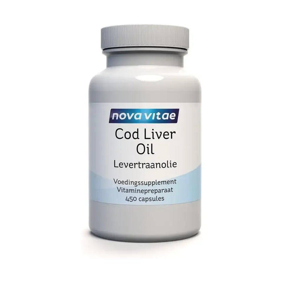 Nova Vitae Levertraanolie 450 capsules