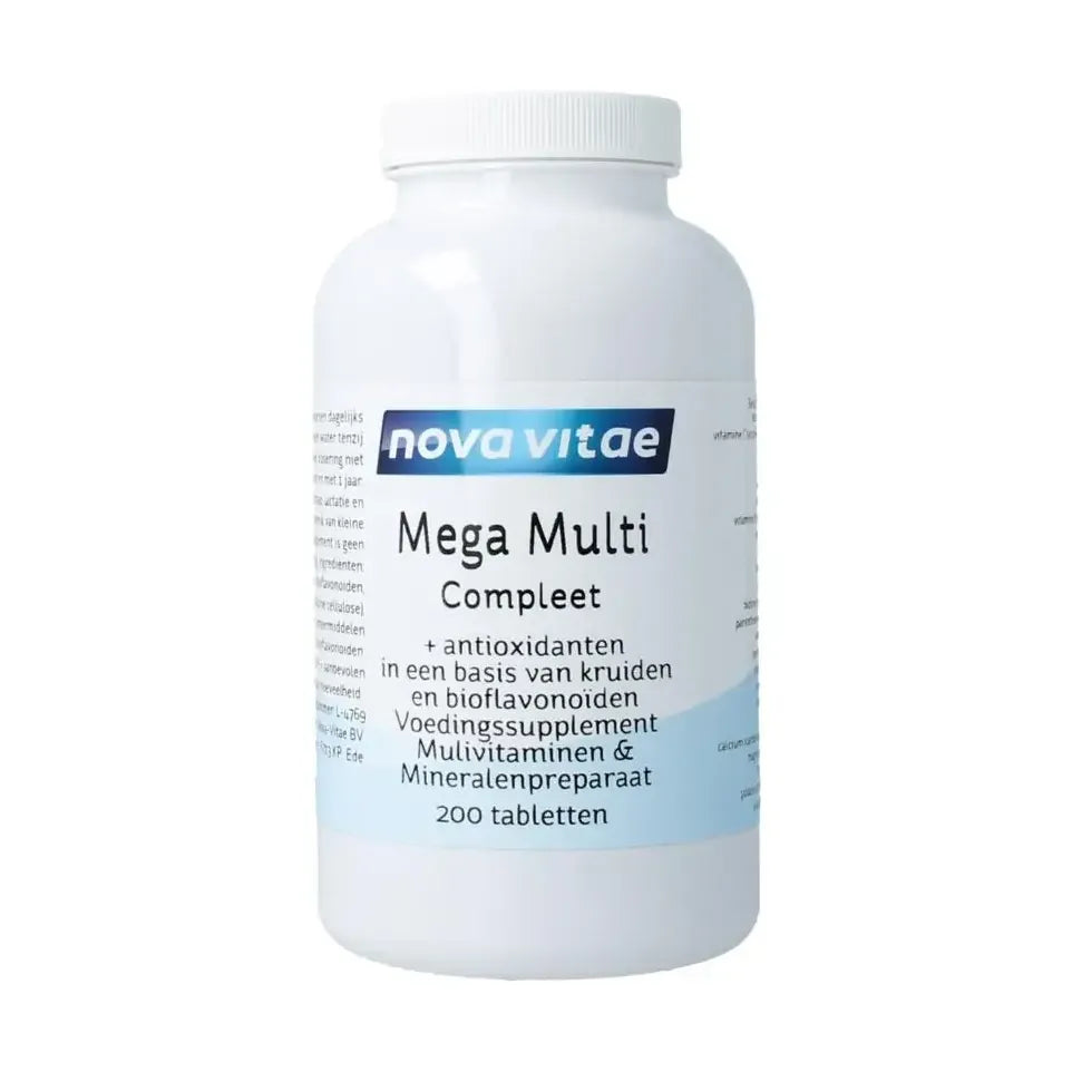 Nova Vitae Mega multi compleet 200 tabletten
