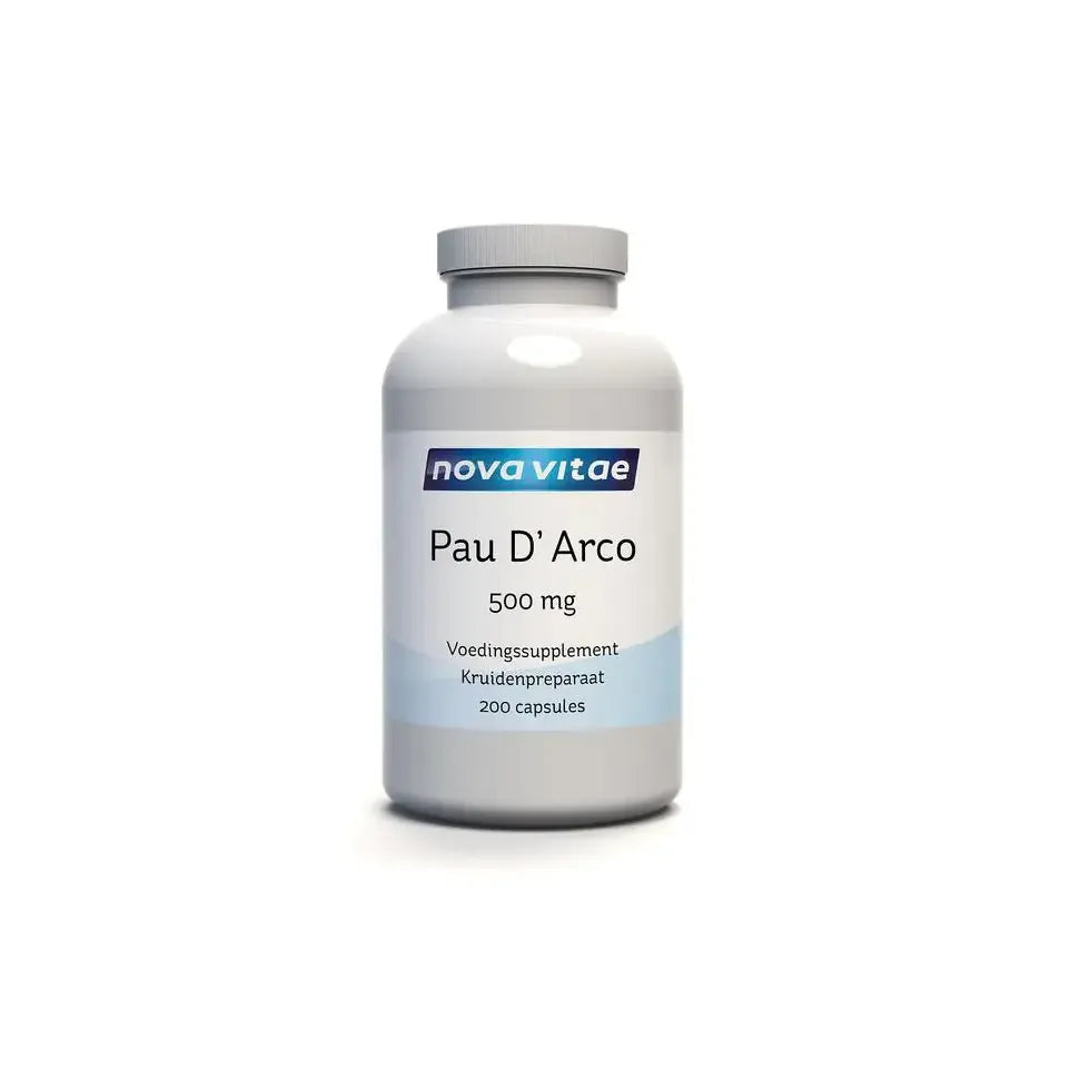 Nova Vitae Pau d'arco 500 mg extract 5:1 200 vcaps