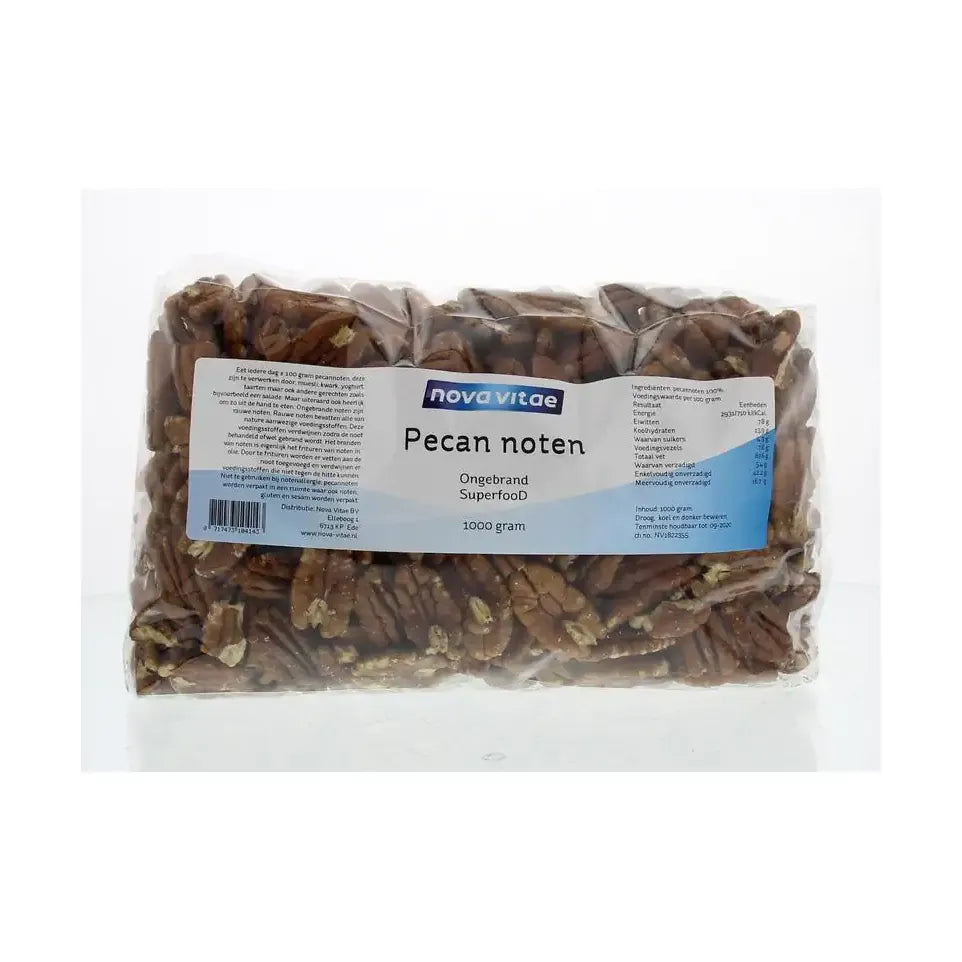 Nova Vitae Pecannoten ongebrand raw 1 kg