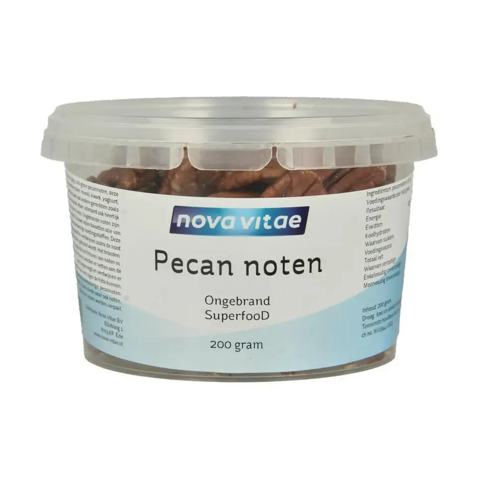 Nova Vitae Pecannoten ongebrand raw 200 gram