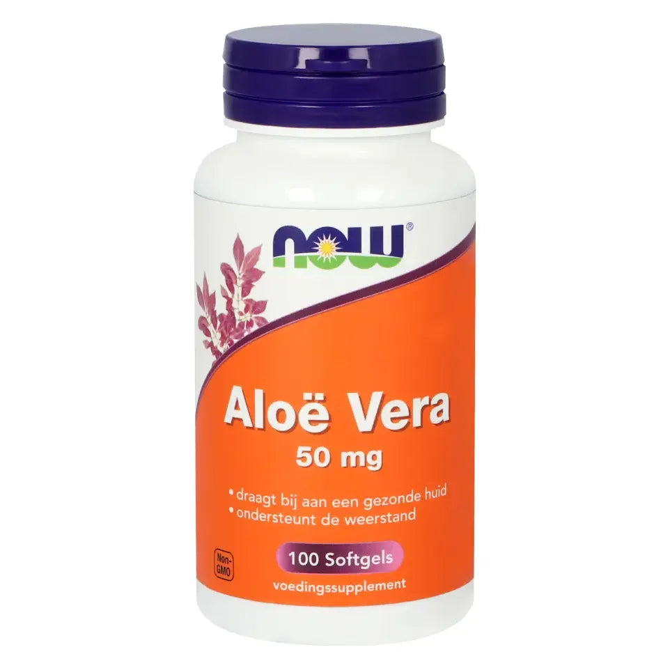 NOW Aloe Vera 50 mg 100 softgels