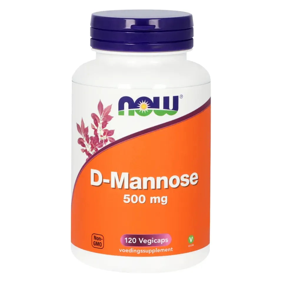 NOW D Mannose 500 mg 120 vcaps (afbeelding 1)