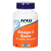 NOW Omega-3 Basis 180 mg EPA 120 mg DHA 100 softgels (afbeelding 1)