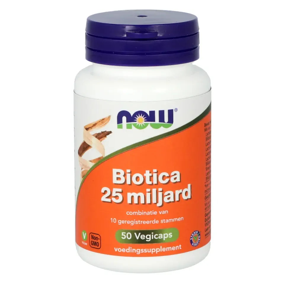 NOW Biotica 25 miljard vh probiotica 50 vcaps