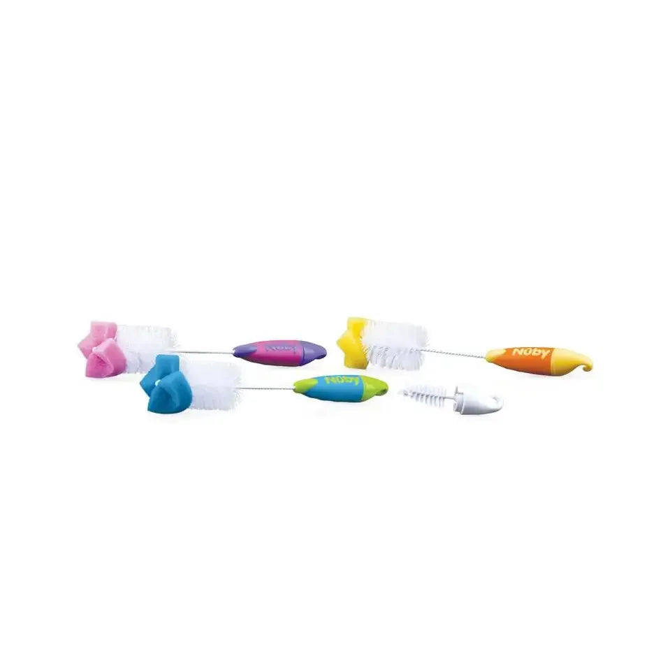 Nuby Flessenborstel met kleine speenborstel & sponsje