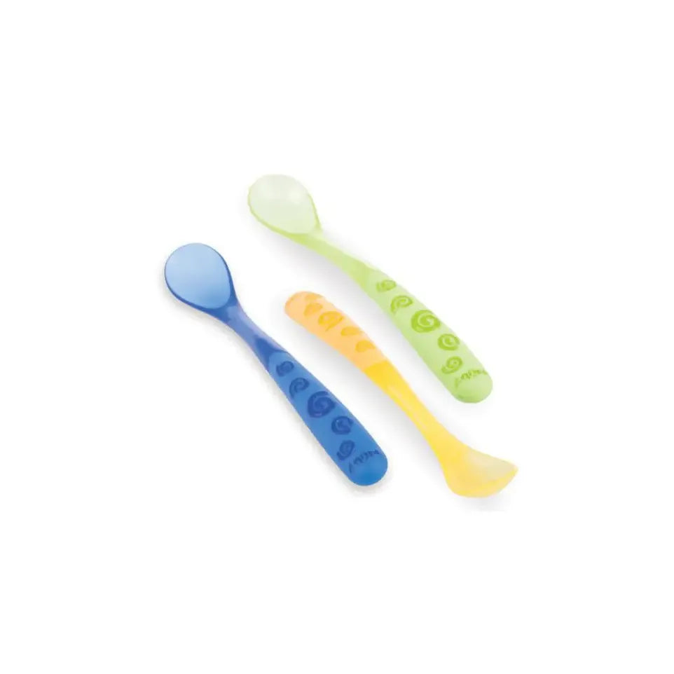 Nuby Lepel lange steel swirl