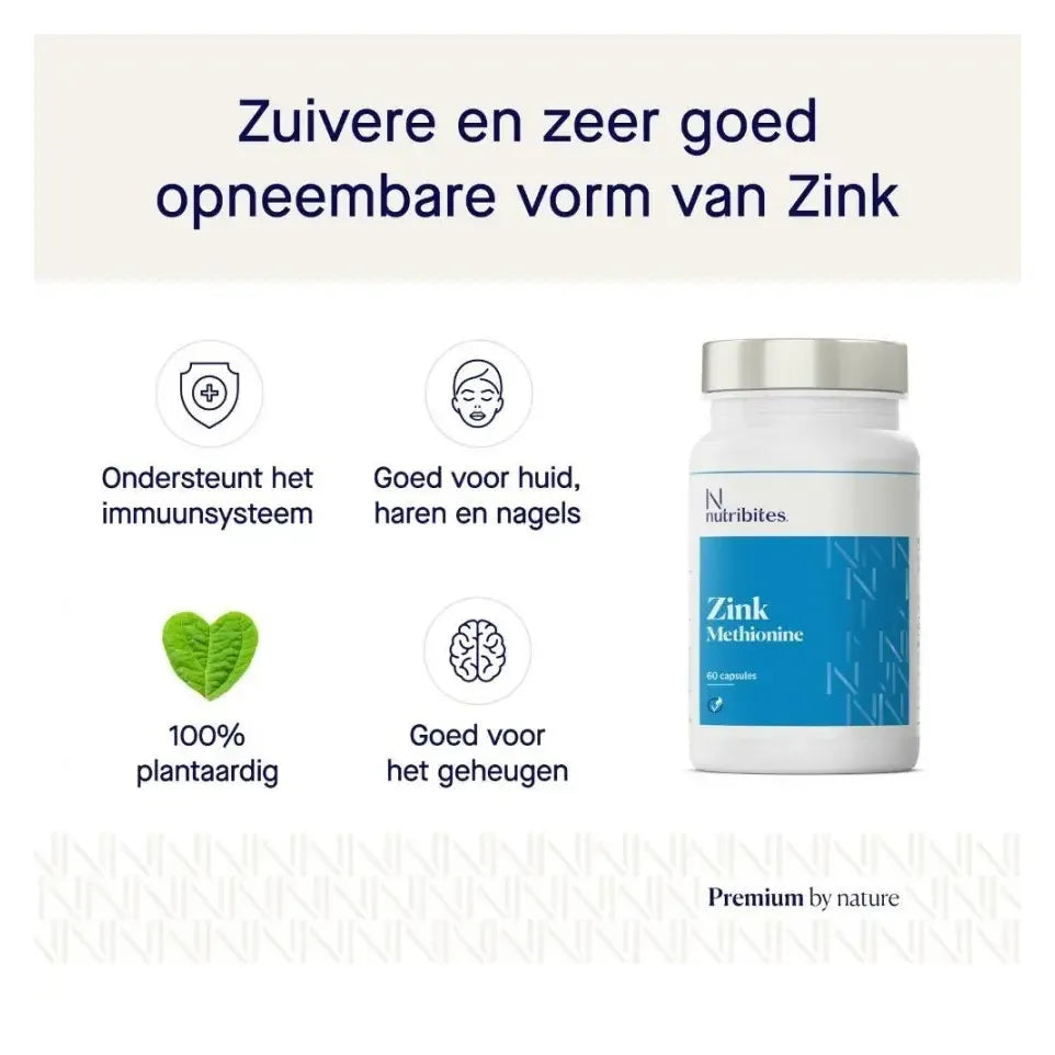 Nutribites Zink methionine 60 capsules