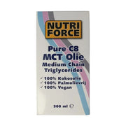 Nutriforce MCT 8 olie 500 ml