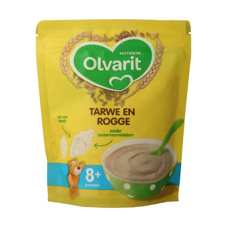 Olvarit Ontbijtpap licht volkoren 8+ maanden 200 gram