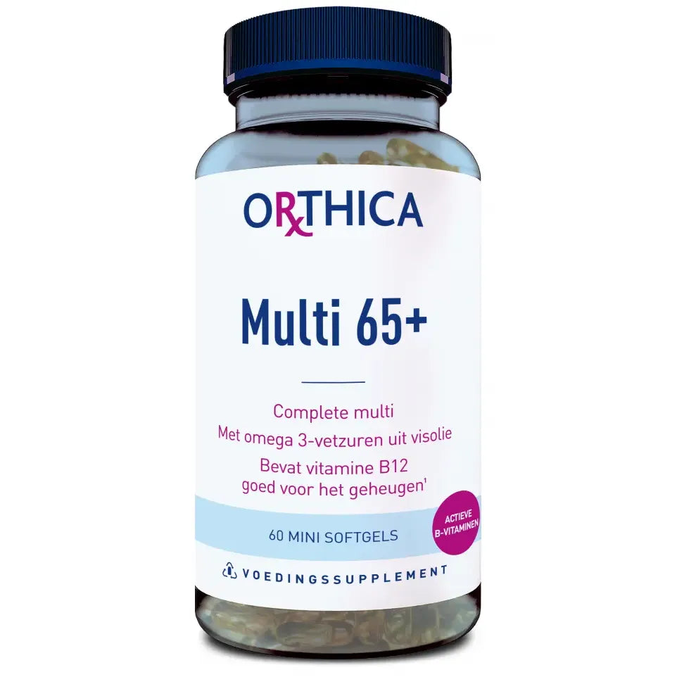 Orthica Multi 65+ 60 mini softgels (afbeelding 1)