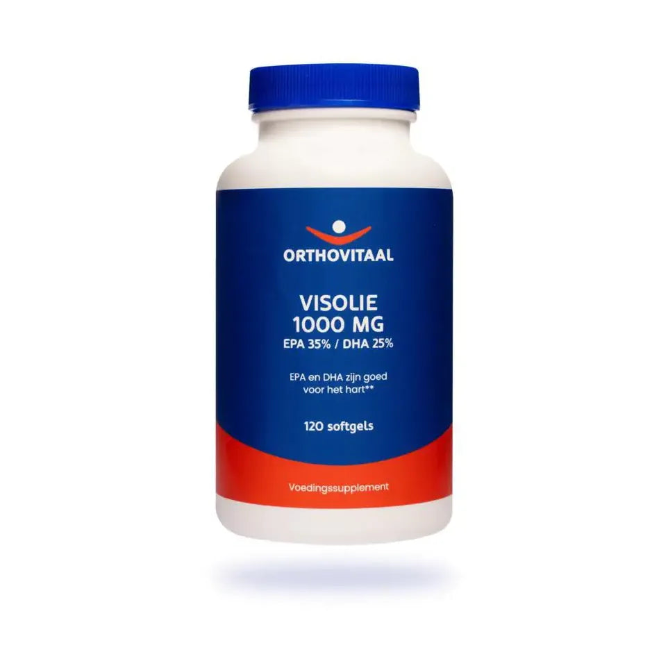 Orthovitaal Visolie 1000 mg EPA 35%/DHA 25% 120 softgels