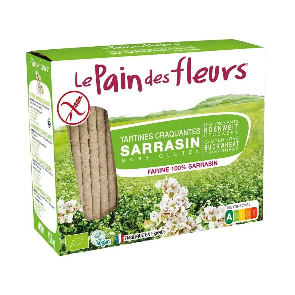 Le Pain Des Fleurs Boekweit Crackers 150 gram