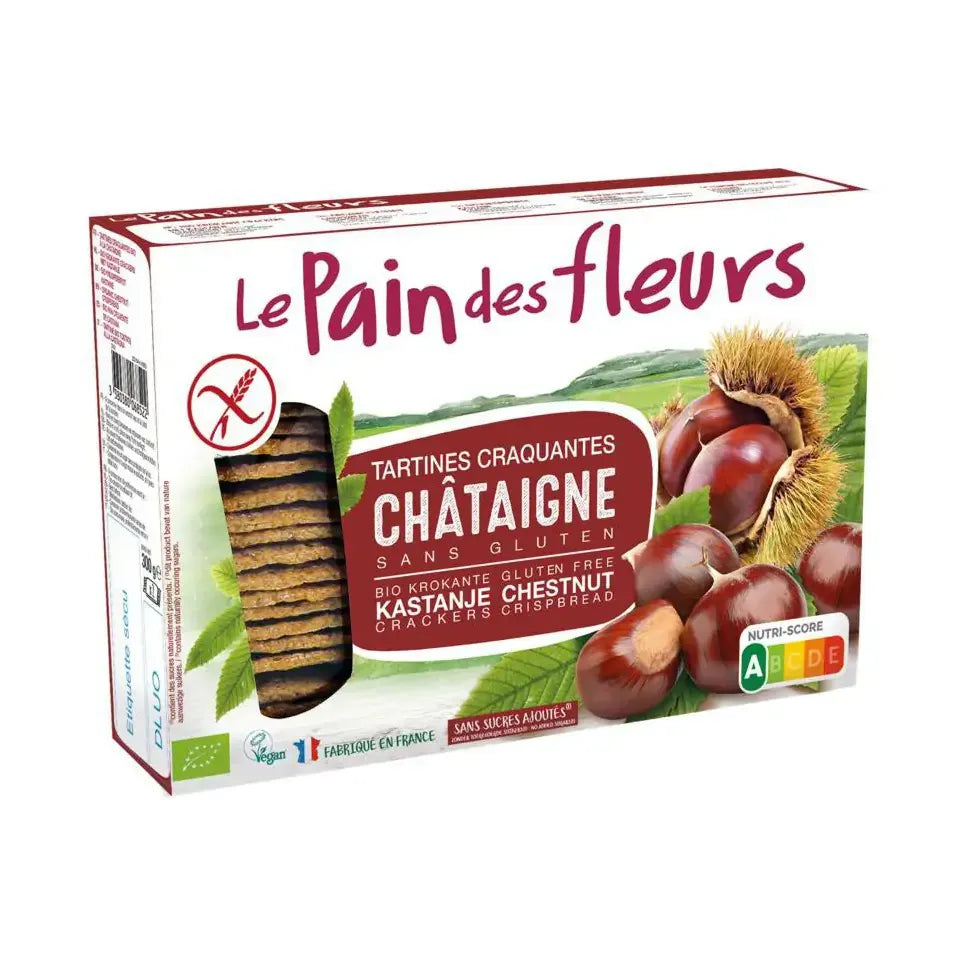 Le Pain Des Fleurs Tamme kastanje crackers 300 gram