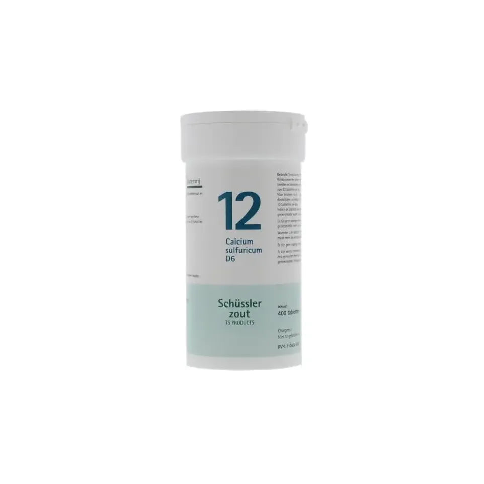 Pfluger Calcium sulfuricum 12 D6 Schussler 400 tabletten