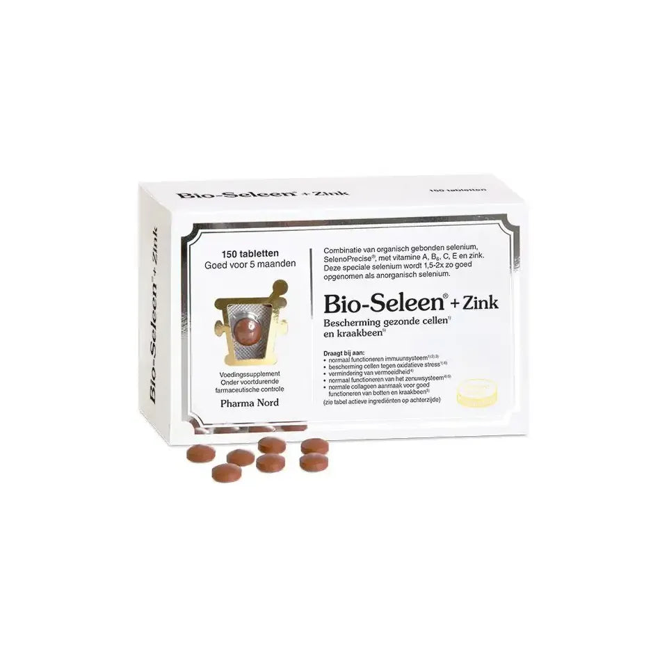 Pharma Nord Bio seleen & zink 150 tabletten
