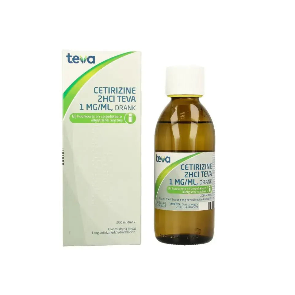 Teva Cetirizine 2HCI 1 mg/ml 200 ml