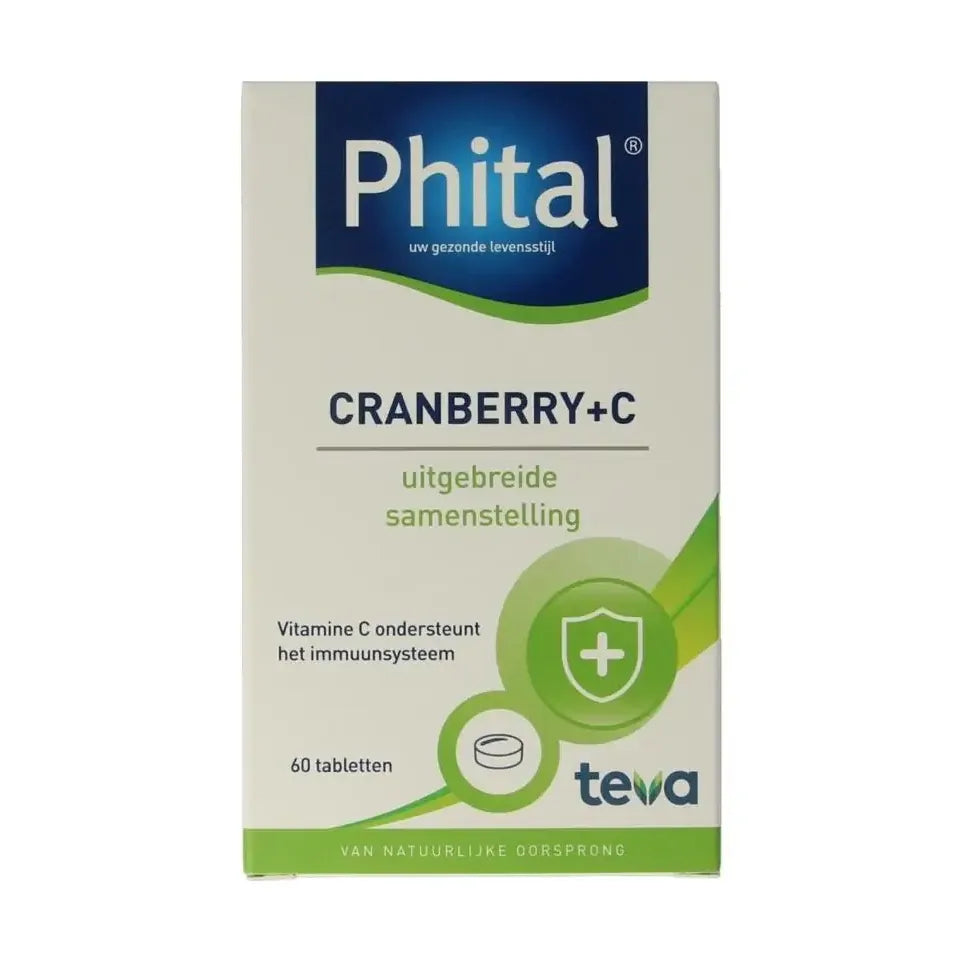 Phital Cranberry + C 60 tabletten