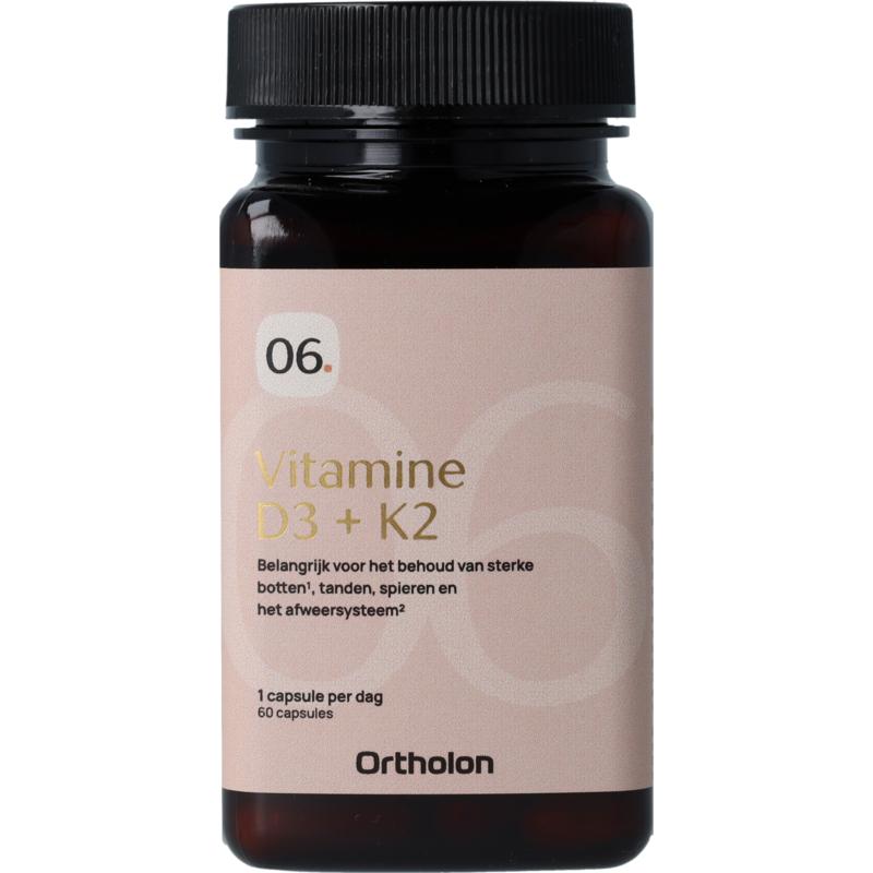 Ortholon Vitamine d3 + k2 60 capsules