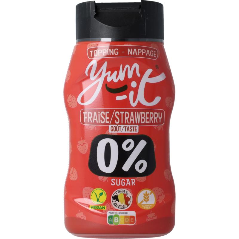 Yum-It AARDBEI TOPPING 300 gram