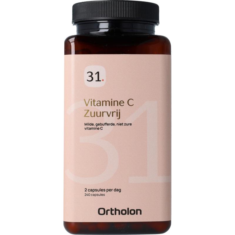Ortholon Vitamine c zuurvrij 240 capsules