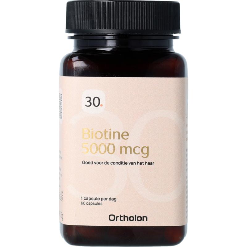 Ortholon Biotine 5000 mcg 60 capsules
