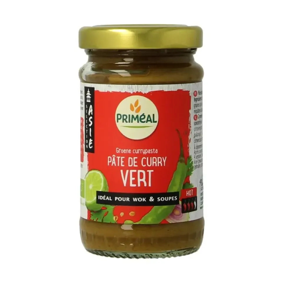 Primeal Groene curry pasta biologisch 120 gram