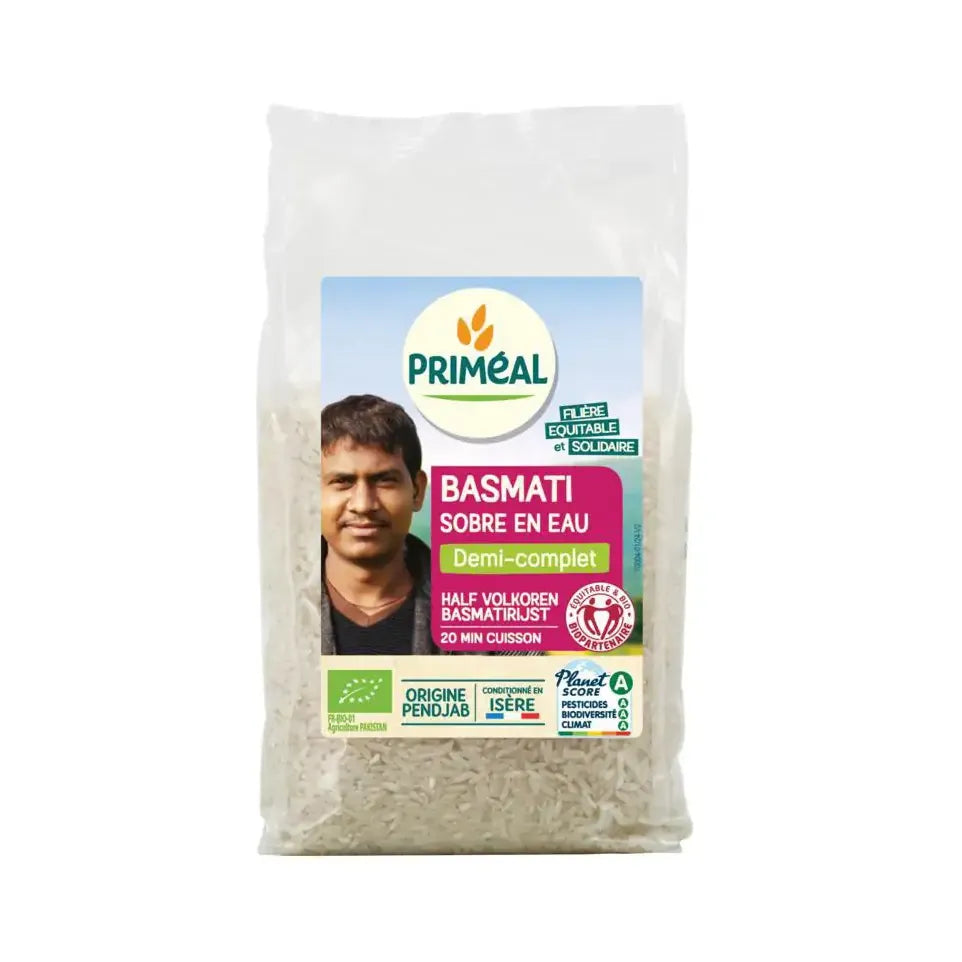 Primeal Halfvolkoren basmati rijst 500 gram