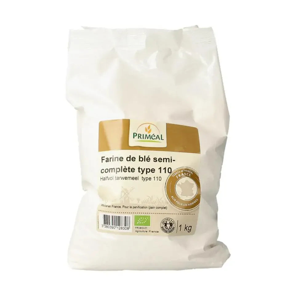 Primeal Half volkoren tarwemeel borsa 110 1 kg