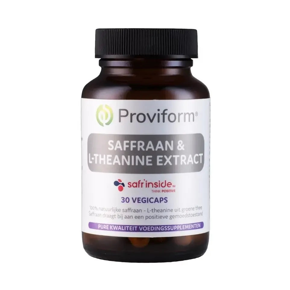 Proviform Saffraan 30 mg active & theanine 100 mg 30 vcaps