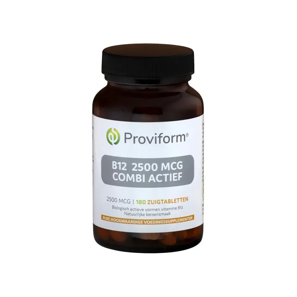 Proviform Vitamine B12 2500 mcg combi actief 180 zuigtabletten