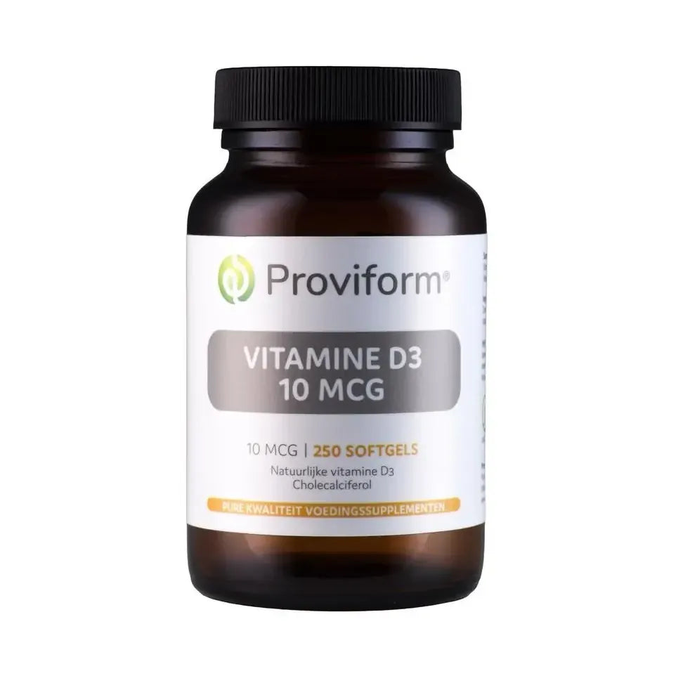 Proviform Vitamine D3 10 mcg 250 softgels