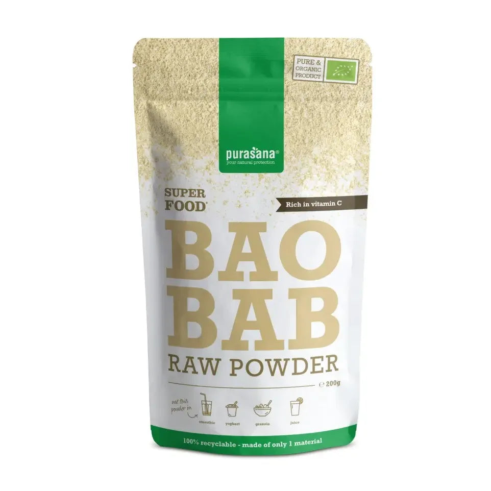 Purasana Baobab poeder 200 gram