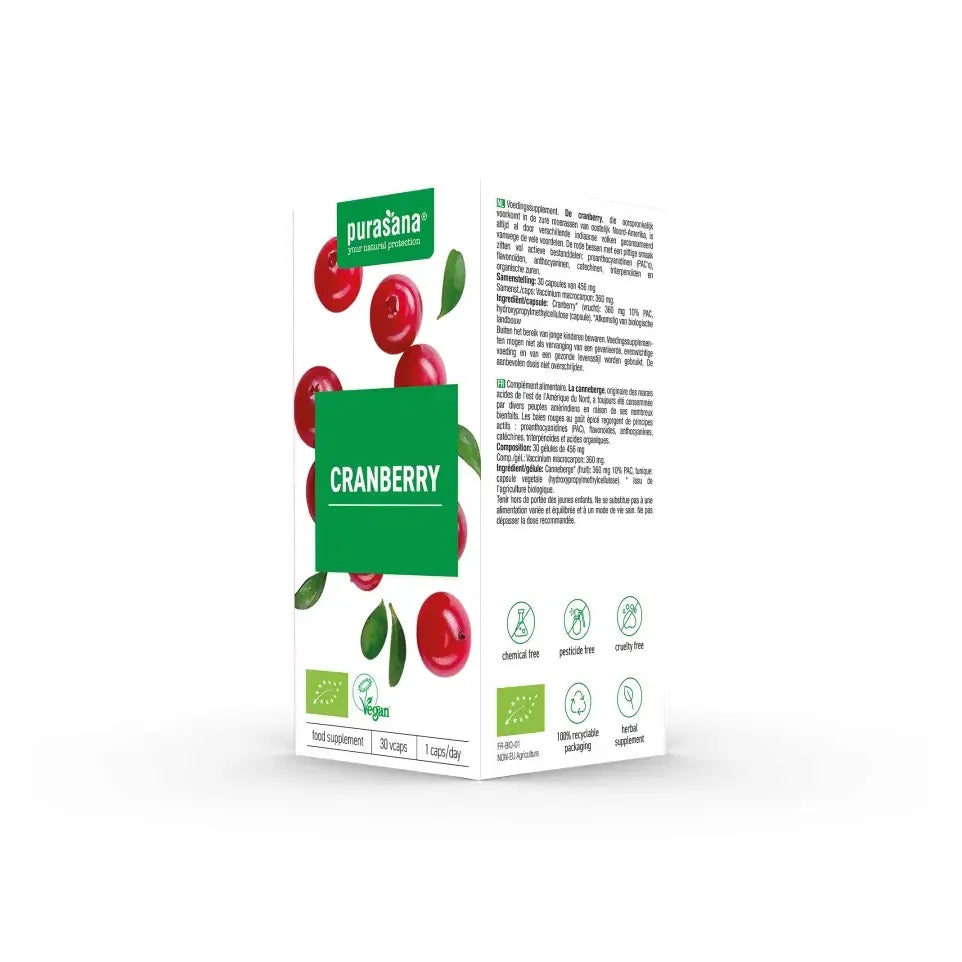 Purasana Cranberry 30 vcaps