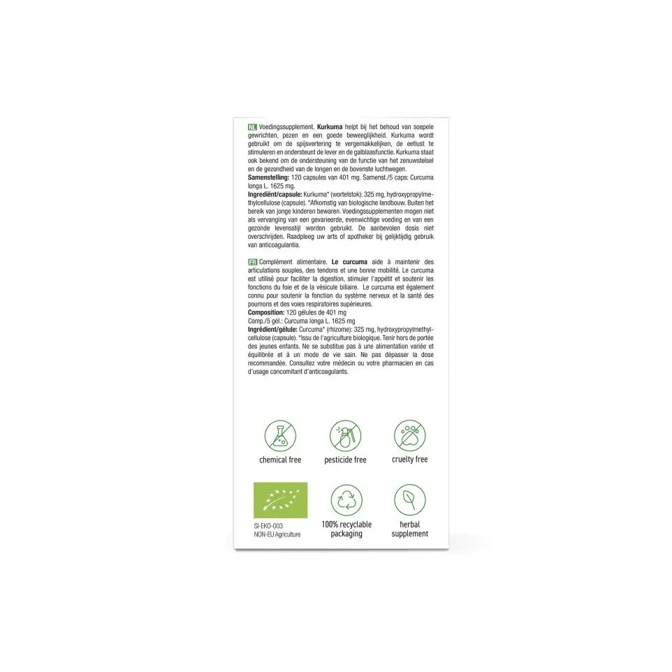 Purasana Curcuma 120 vcaps