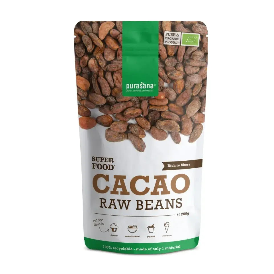 Purasana Cacao bonen 200 gram