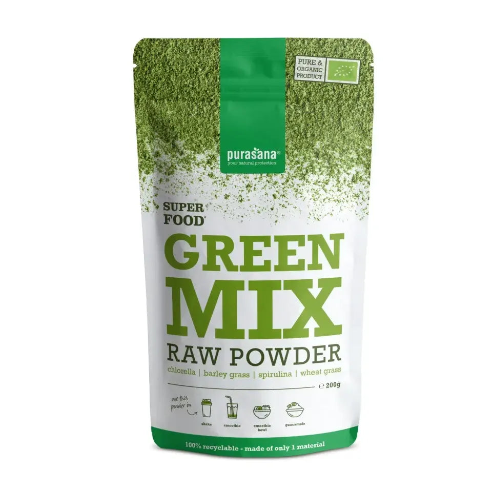 Purasana Green mix poeder 200 gram