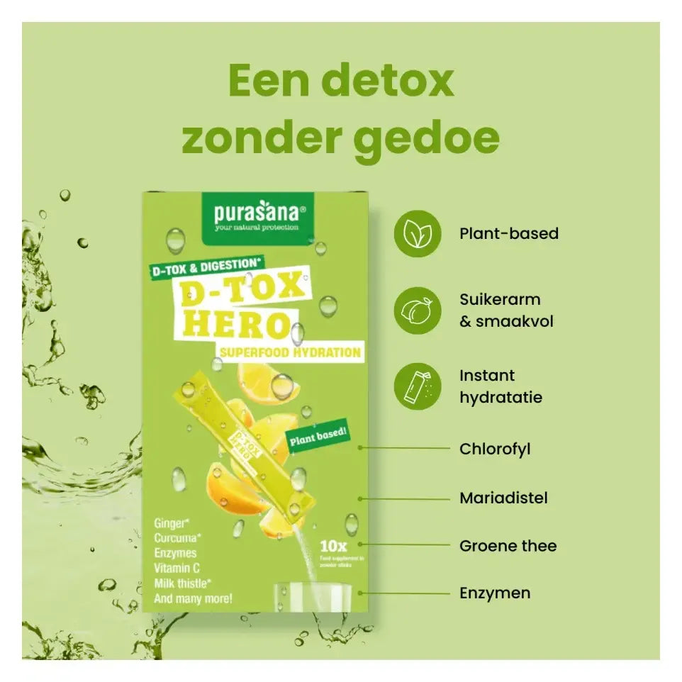 Purasana Hydration superfoods d-tox hero 45 gram