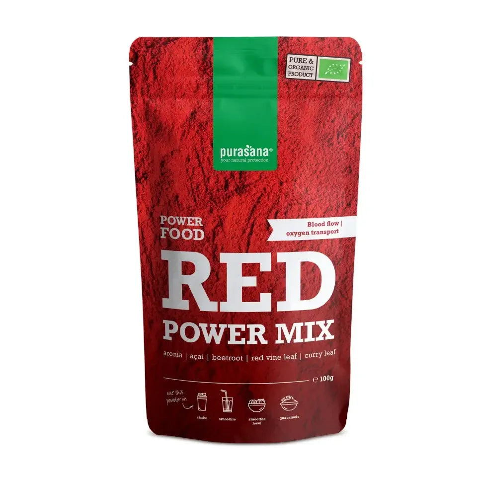 Purasana Red power mix biologisch 100 gram