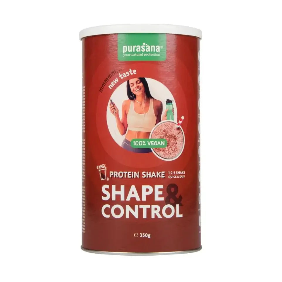 Purasana Shape & control proteine shake chocolate 350 gram