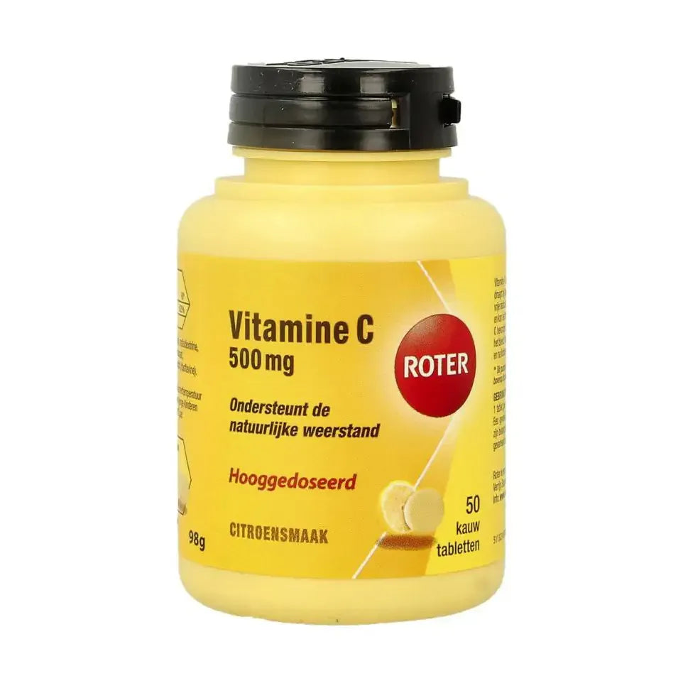Roter Vitamine C 500 mg citroen 50 kauwtabletten
