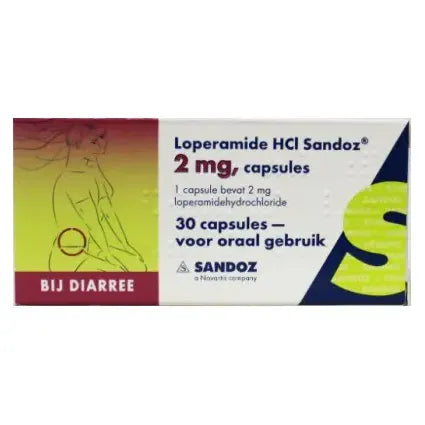 Sandoz Loperamide 2 mg 30 capsules
